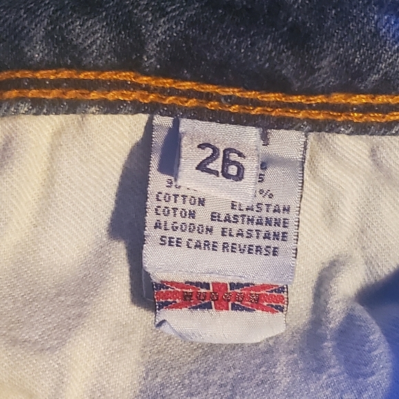 HUDSON Vintage Low Rise Boot Cut Jeans MED Wash Women's 26  NO FLAP BACK POCKETS - Picture 14 of 17